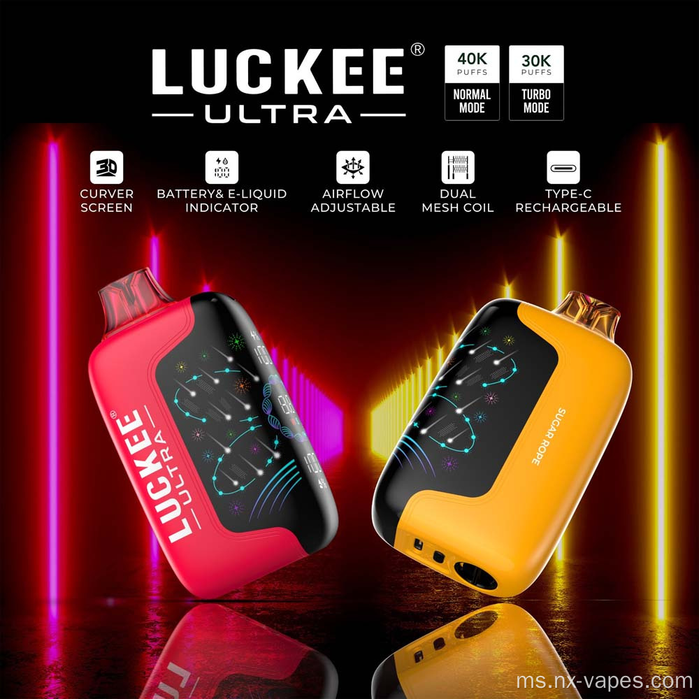 Luckee Ultra 40000 Puffs Vape Borong