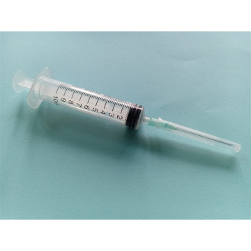 10 ml de jeringa dispositable médica con luer