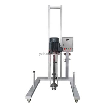 Pneumatic Lift Homogenizer Paste Blending High Shear Mixer