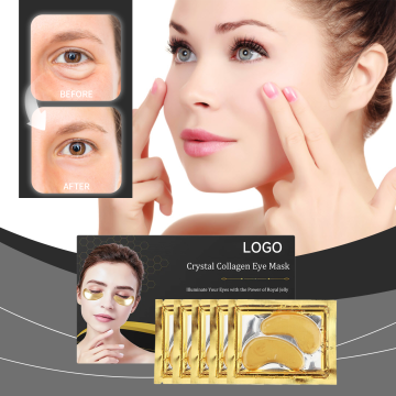 24K Gold Eye Patches for Dark Circles and Puffiness - Bestseller Collagen Eye Mask