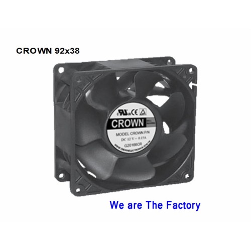 92x38 DC Axial Fan H3 Dishwasher