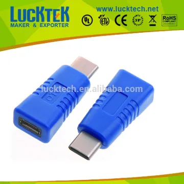 USB3.1 Adapter, TYPE C to USB2.0 Micro Female adapter plug with OTG.