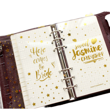 2025 Creative Foil Stamped Ruler and Divider Set