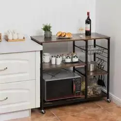 Microwave Kitchen Shelf for Kitchen Living Room
