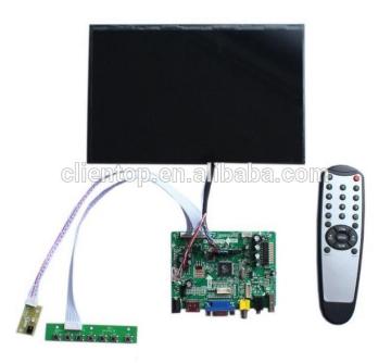 HDMI+VGA +AV +Audio LCD controller board + 10.1 inch LCD panel 1280*800+LVDS cable +Remote control +OSD keypad with cable