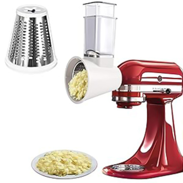 Accessoires de mélangeur de comptoir de cuisine: Sicer de sécurité en bleu de sécurité, machine à salade, râpe de fromage et végétation / trancheuse de fruits