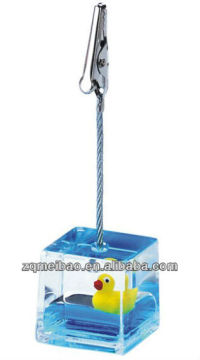Acrylic name card holder with attractive floater inside,acrylic business card holder