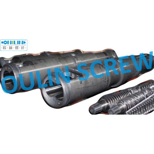 Liansu 65 Twin Conical Screw and Barrel for PVC Extrusion