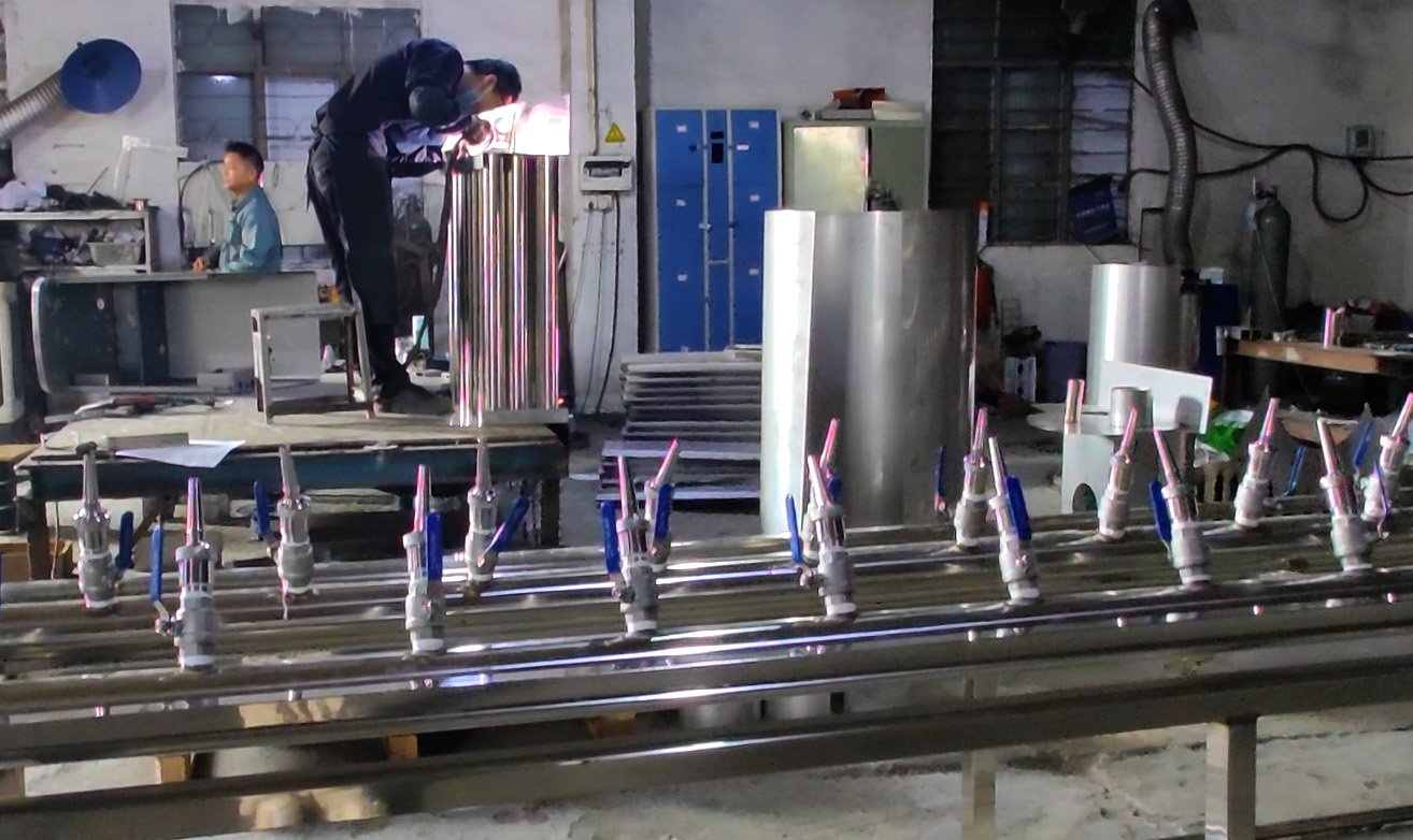 Arranjo de bicos de fonte DEWY