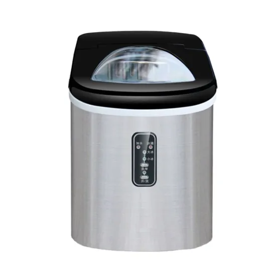 Mini Automatic Electric Machine Round Block Ice Maker Coffee shop Bar Household