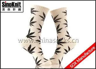 Customized Breathable Plantlife Socks / Cotton Huf Socks fo