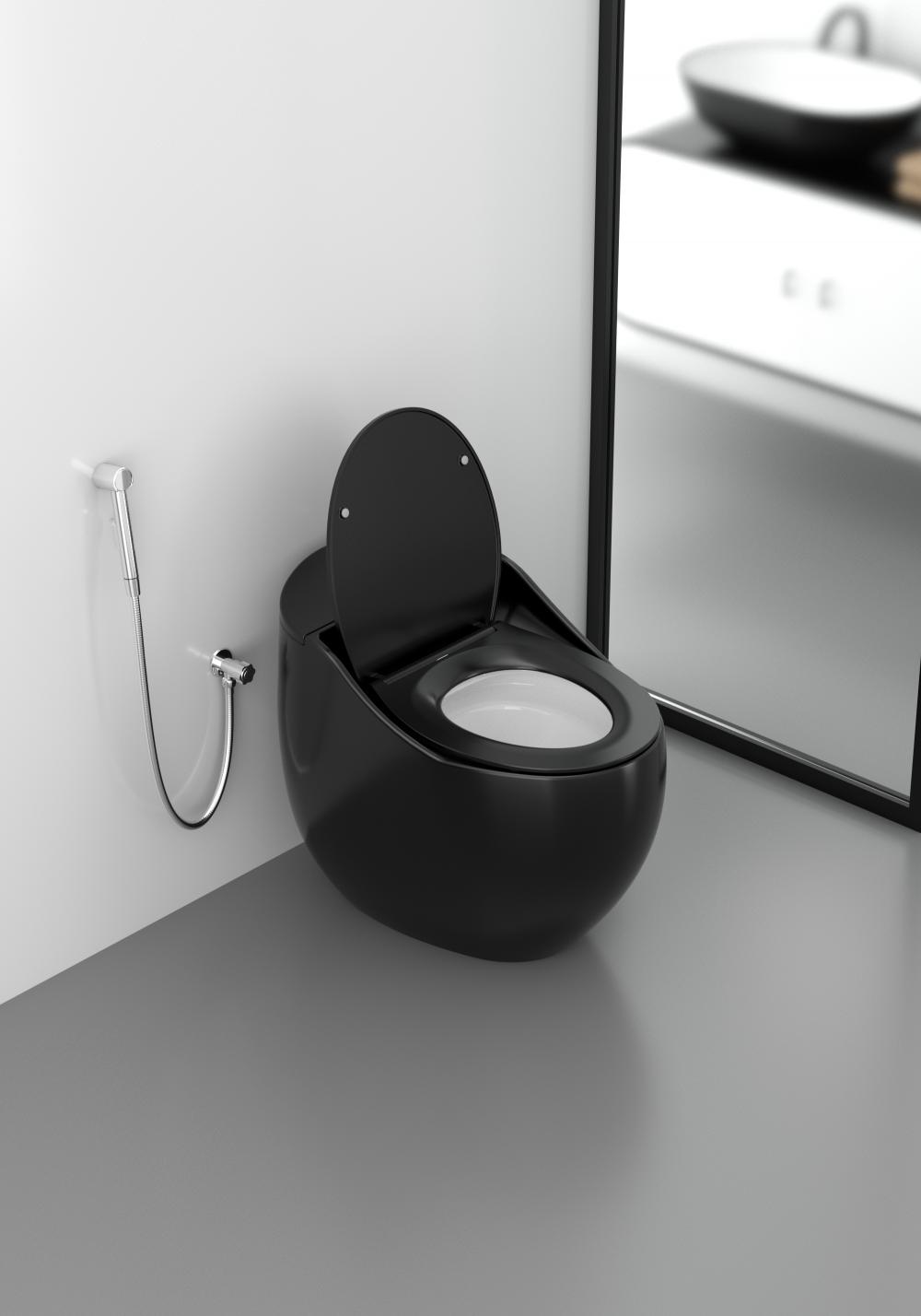 Black Cow Toilet223