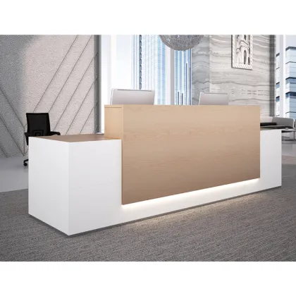 High Quality Wooden Reception Desks for Offices, Hotels, and Hospitals