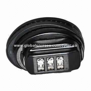 Combo Code Gun Trigger Lock with Zinc-alloy Body and Rubber