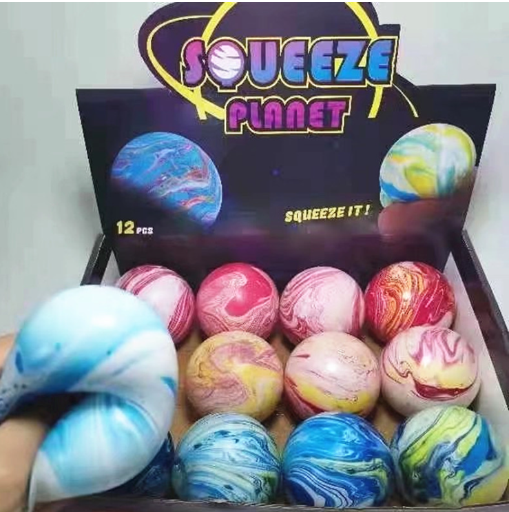 ألعاب Soft Funny Squeeze مطبوعة 9 كوكب