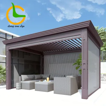 Waterproof Aluminum Pergola for Garden and Pool Areas