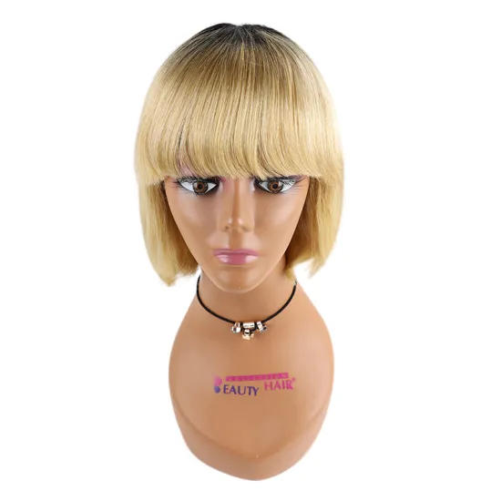 100% Brazilian Virgin Human Hair Short colored Bob Wigs