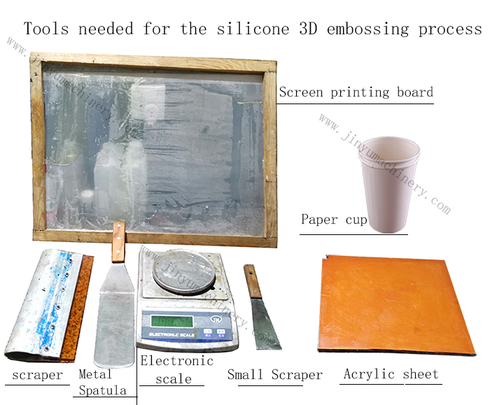 silicone 3D embossing process Tools