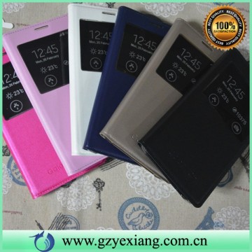 ultra slim leather cover case for samsung galaxy on7 2016 flip case