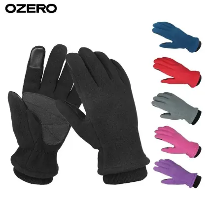 OZERO Custom Wristbands and Cold-Proof Lining Winter Gloves