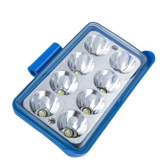 4 Inch Square Tractor LED Work Light Lamp with Blue Painting - Best Seller