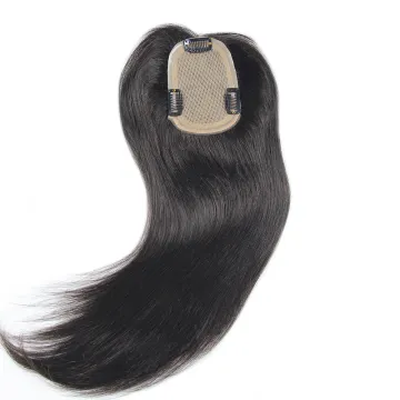 Swiss lace/silk base thin skin toupee human hair, different size  Brazilian human hair topper for women