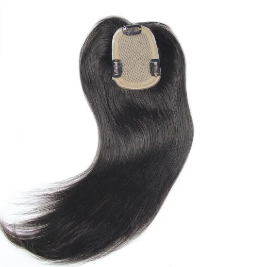 Swiss lace/silk base thin skin toupee human hair, different size  Brazilian human hair topper for women