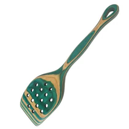 wooden slotted turner pancake turner