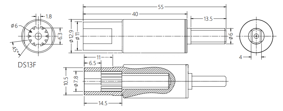 Roll Up Blinds Shaft Damper Drawing Roll Up Blinds Shaft Damper Drawing