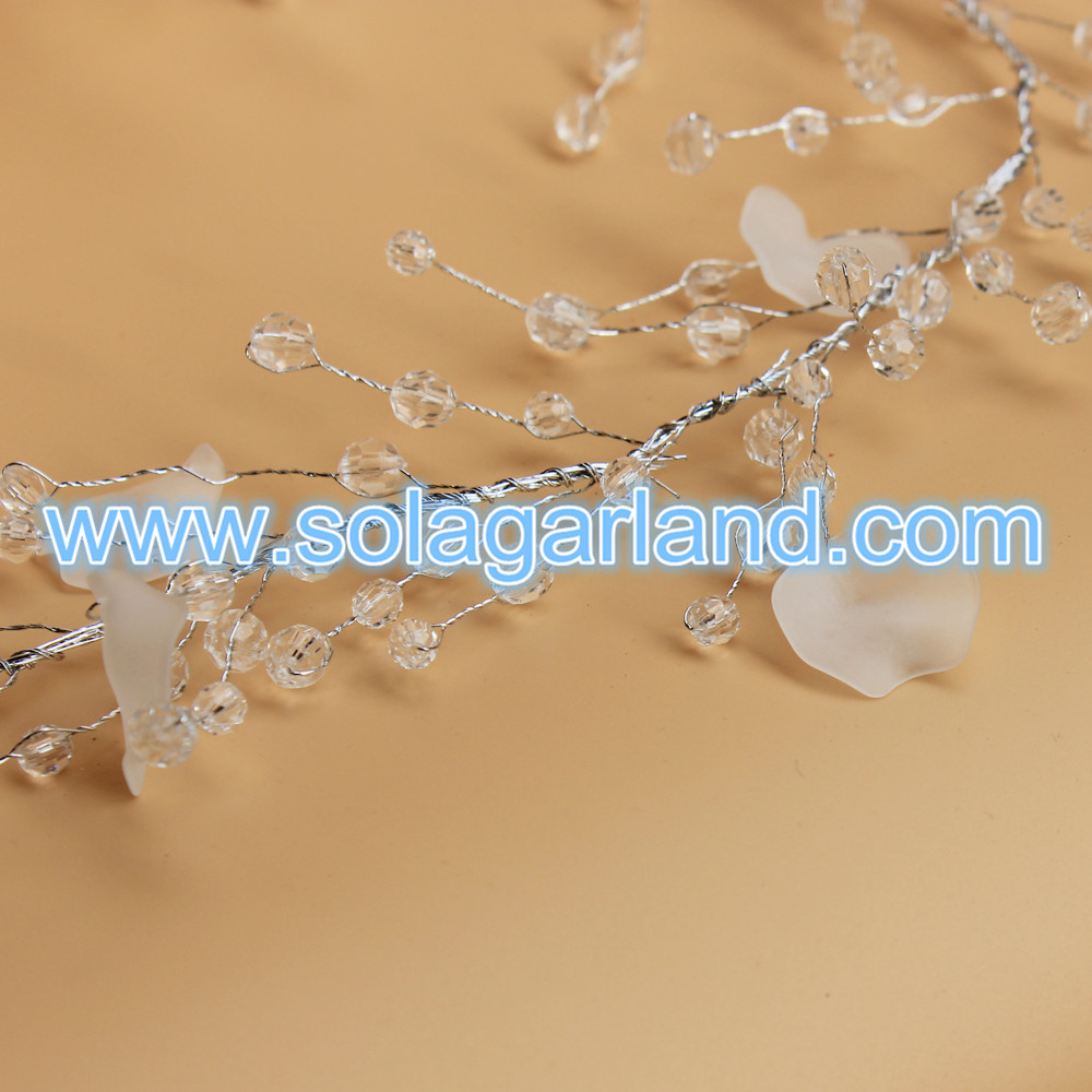 Silver Wire Trim Branch