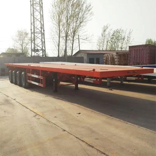 4 Axle Flatbed Semi Trailer