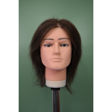 Высококачественная мужская голова манекена с волосами