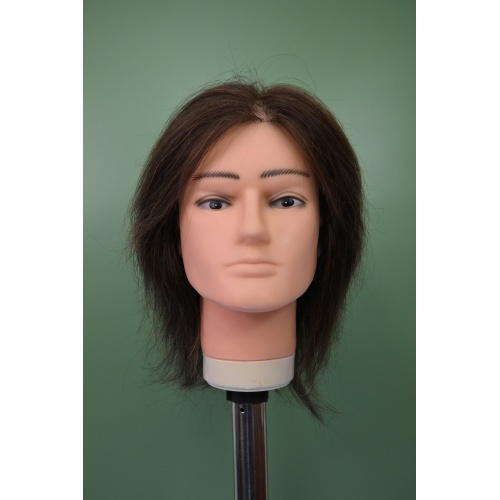 Высококачественная мужская голова манекена с волосами