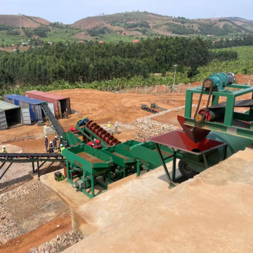 Alluvial Sand Tin Coltan Ore Washing Plant Equipment Plant in Africa