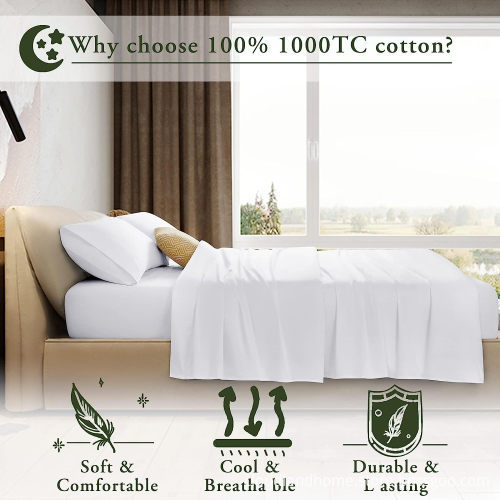 Cloudland Cotton Bed Sheets 300TC Fitted Sheet