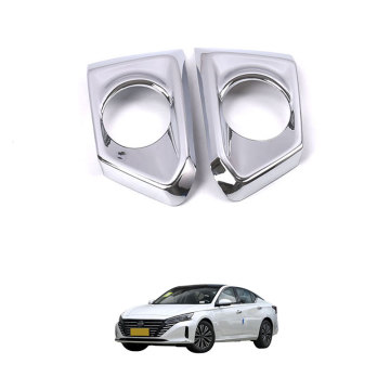 OEM Chrome ABS Exterior Accessories for 2019 Nissan Altima Fog Lamp Cover Trim Frame