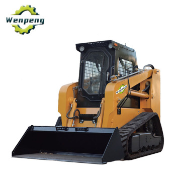 1Ton Crawler Skid Steer Loader For Road Construction