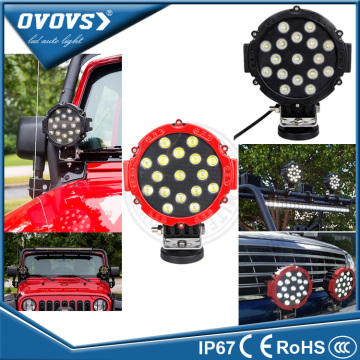 ovovs wholesale prices 7inch car led work light offroad 51w driving light for suv trucks 4WD
