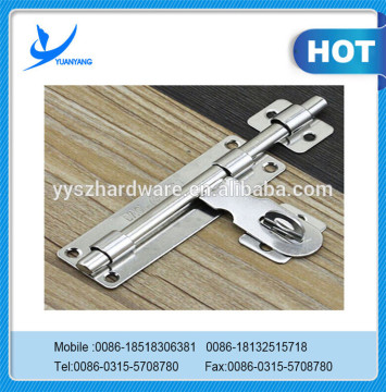 stainless steel sliding door bolt