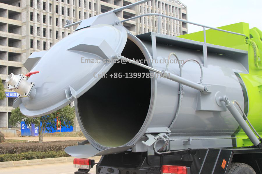 العلامة التجارية الجديدة Dongfeng 6CBM Food Waste Collection Truck