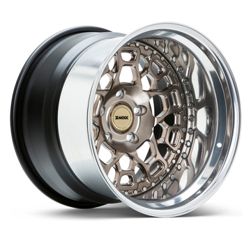 Deep Lip Rose Gold Forged Wheel Rims 22 Inch for SF90, 718, 911, F458, 570 GT, 600LT, 720S, 650S, C6, C7 (2 Pieces/3 Pieces)
