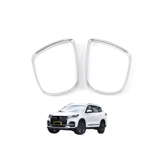 OEM Chrome Plated ABS Exterior Accessories for Chery Tiggo 8 2018 Rear View Mirror Rain Eyebrow Decorative Frame