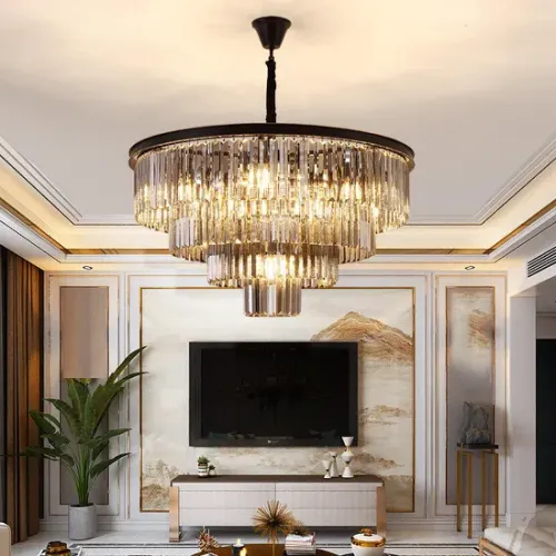 Винтажная черная подвесная подвесная лампа K9