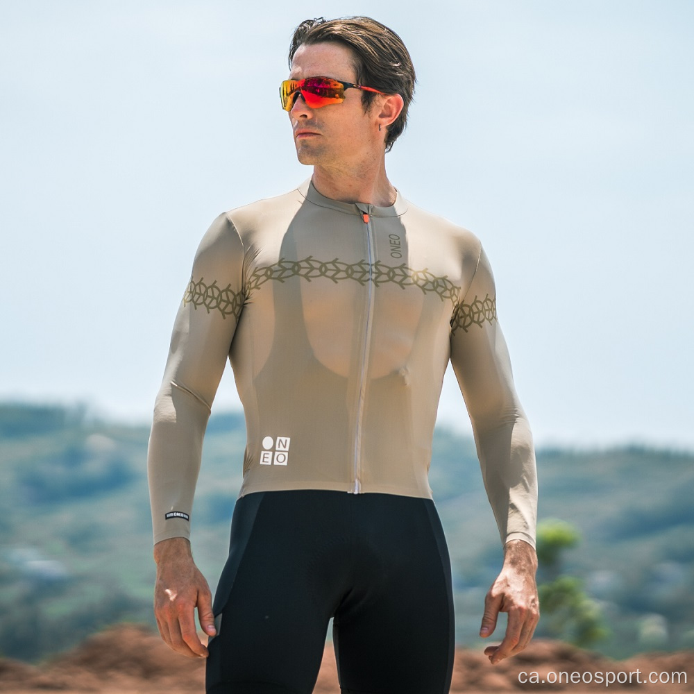 Top de jersei clàssic de màniga llarga masculina