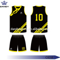 V Neck Custom Sublimated Basketball Jersey