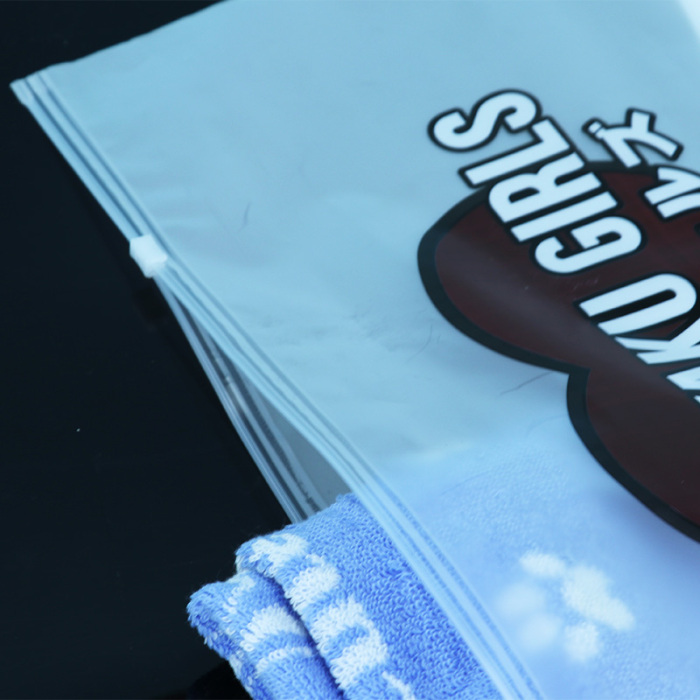 Custom Printed Frosted Slider Bags