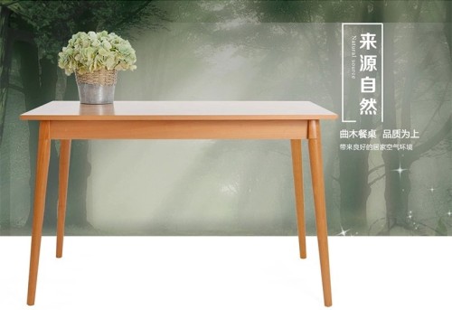 FIRST TOUCH birch veneer dining table AM-6009