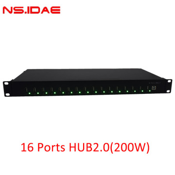 16 पोर्ट HUB2.0 200W हाई पावर