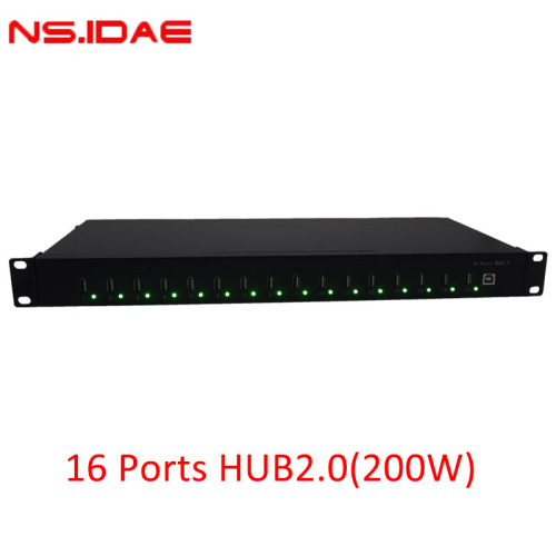 16 ports Hub2.0 200W haute puissance