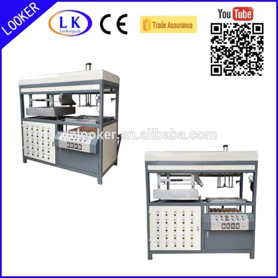 Plastic blister vacuum forming machine